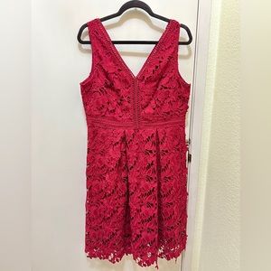 NWT Red Floral Dress Size XXL/14